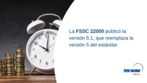 FSSC 22000 Versión 5  Cambio importante.